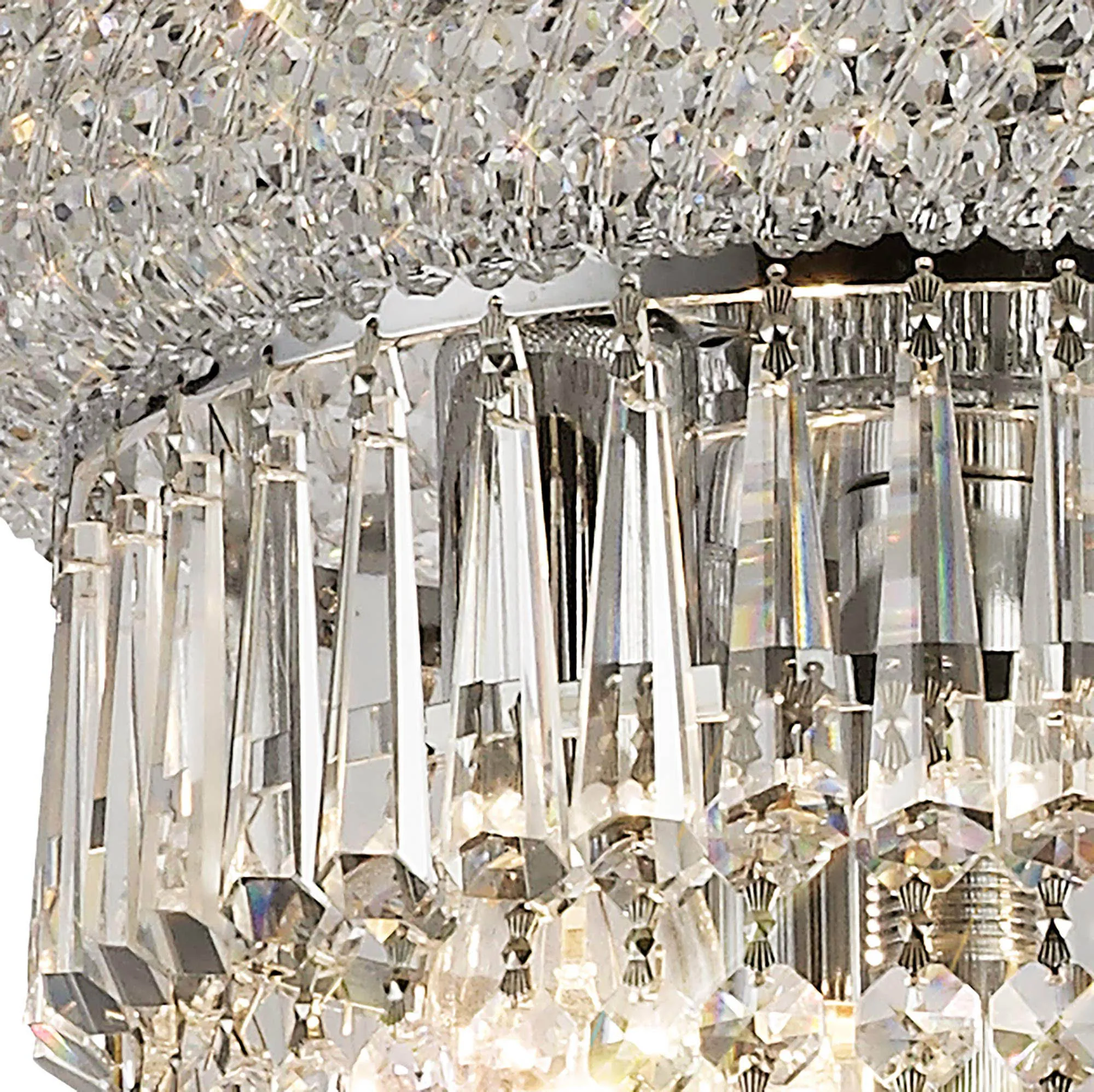 Alexandra Crystal Chandelier 18 Light (27kg) Polished Chrome IL31452  Diyas Alexandra Polished Chrome
